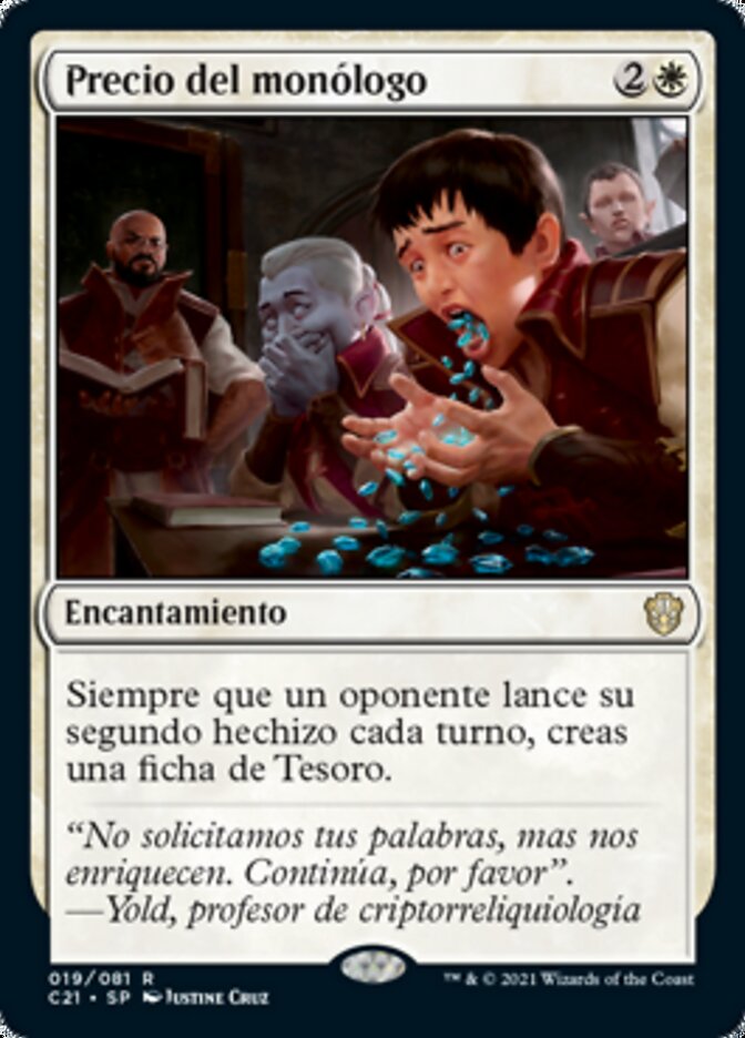Precio del monólogo