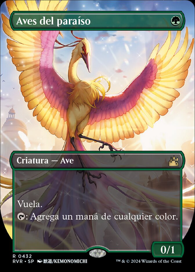 Aves del paraíso