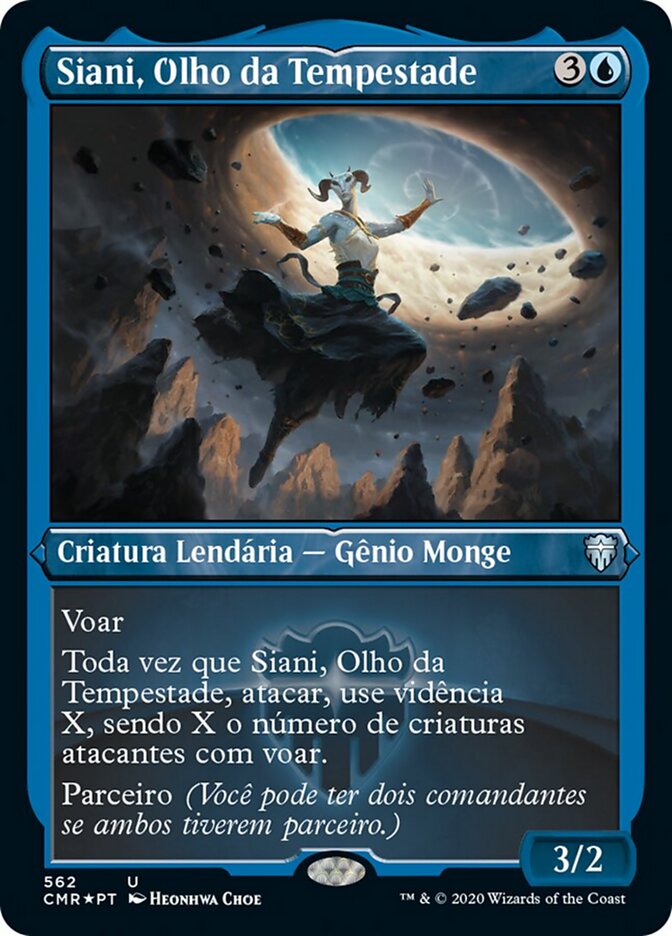 Siani, Olho da Tempestade