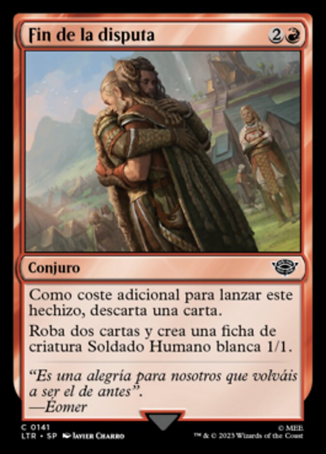 Fin de la disputa