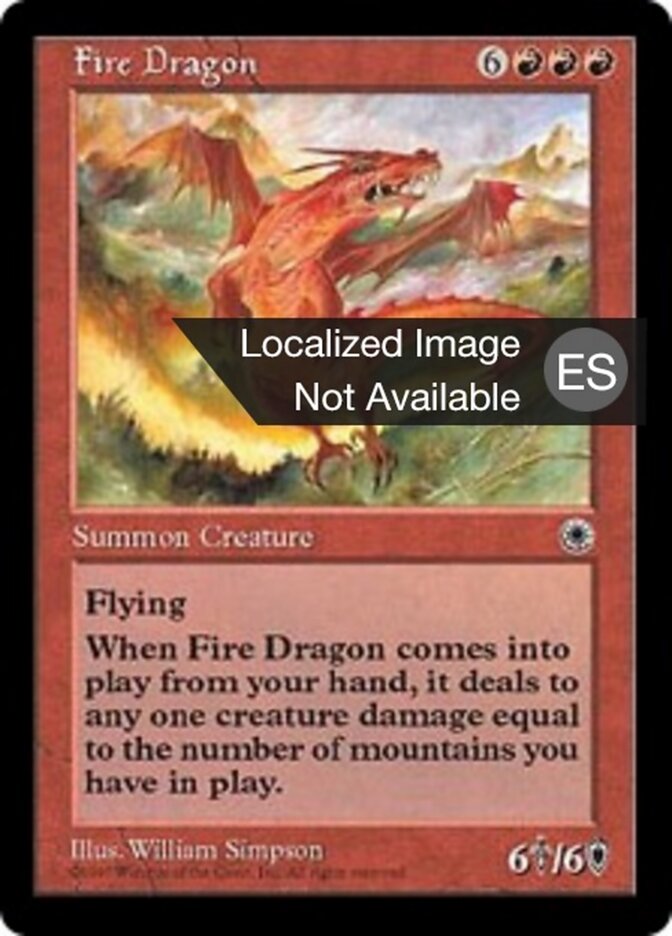 Dragón de fuego