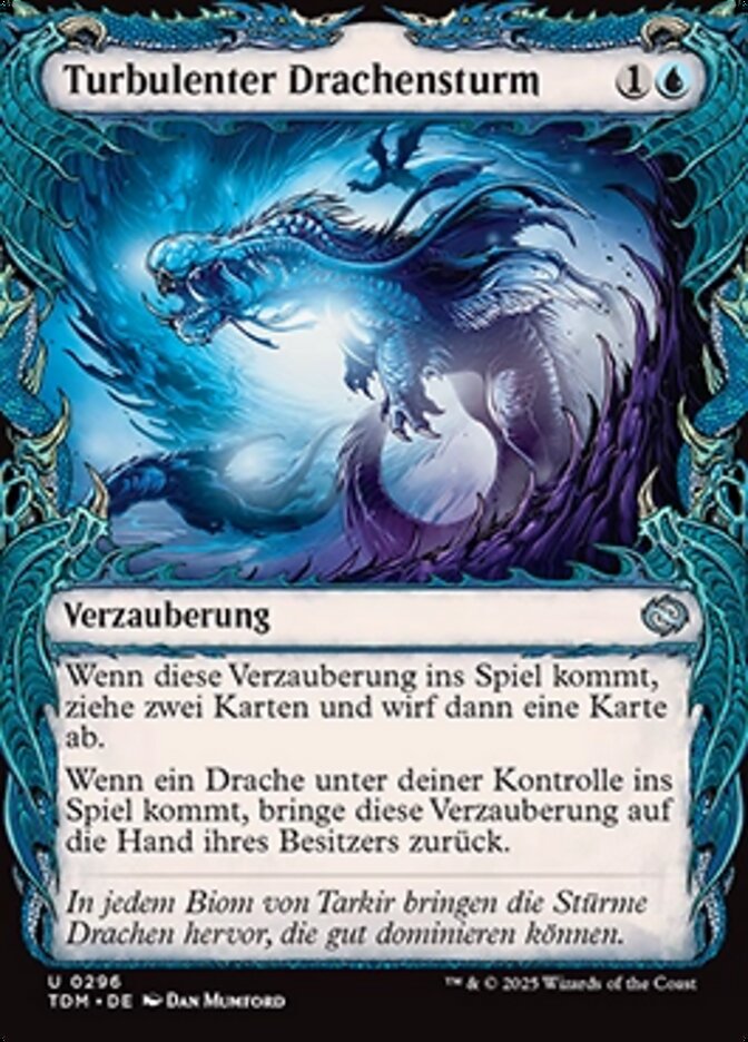 Turbulenter Drachensturm