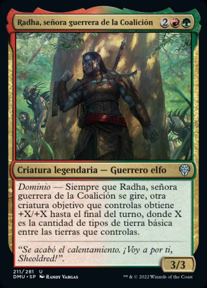 Radha, señora guerrera de la Coalición