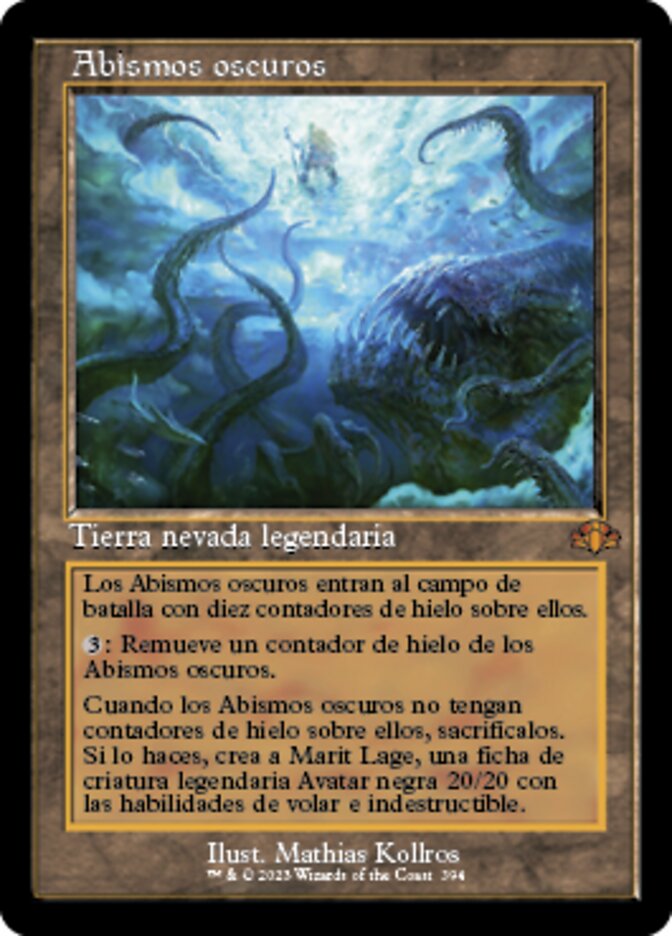Abismos oscuros
