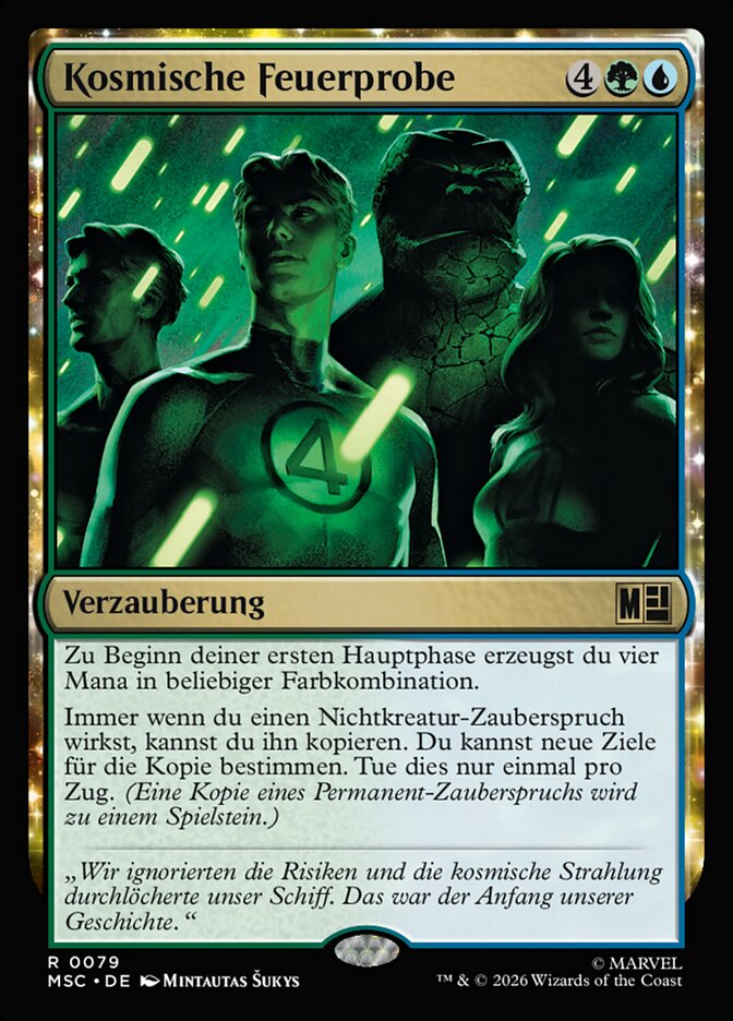Kosmische Feuerprobe