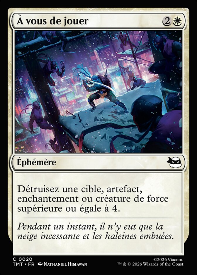À vous de jouer