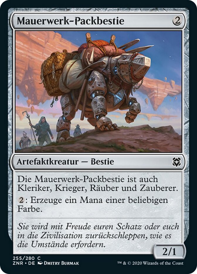 Mauerwerk-Packbestie
