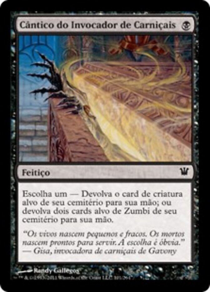 Cântico do Invocador de Carniçais