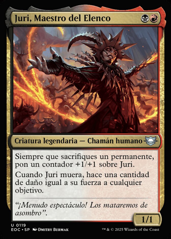Juri, Maestro del Elenco
