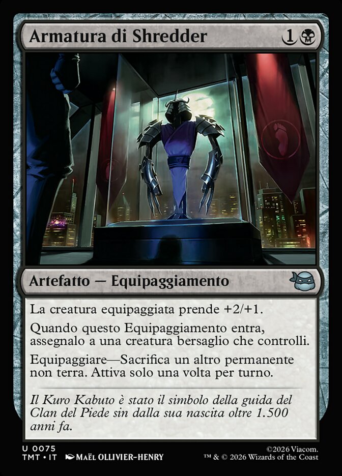 Armatura di Shredder
