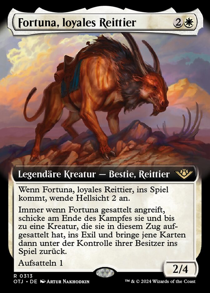 Fortuna, loyales Reittier