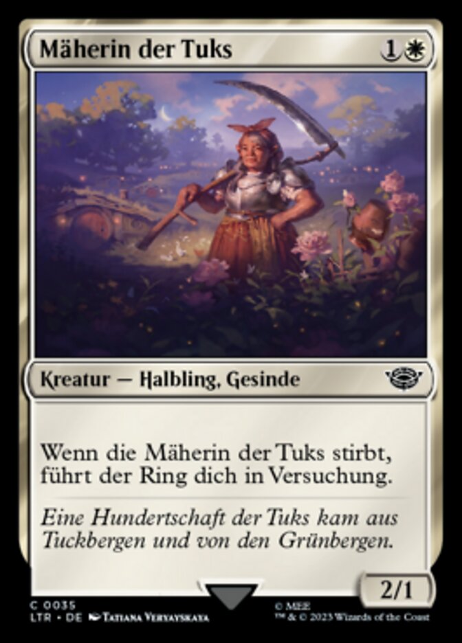 Mäherin der Tuks