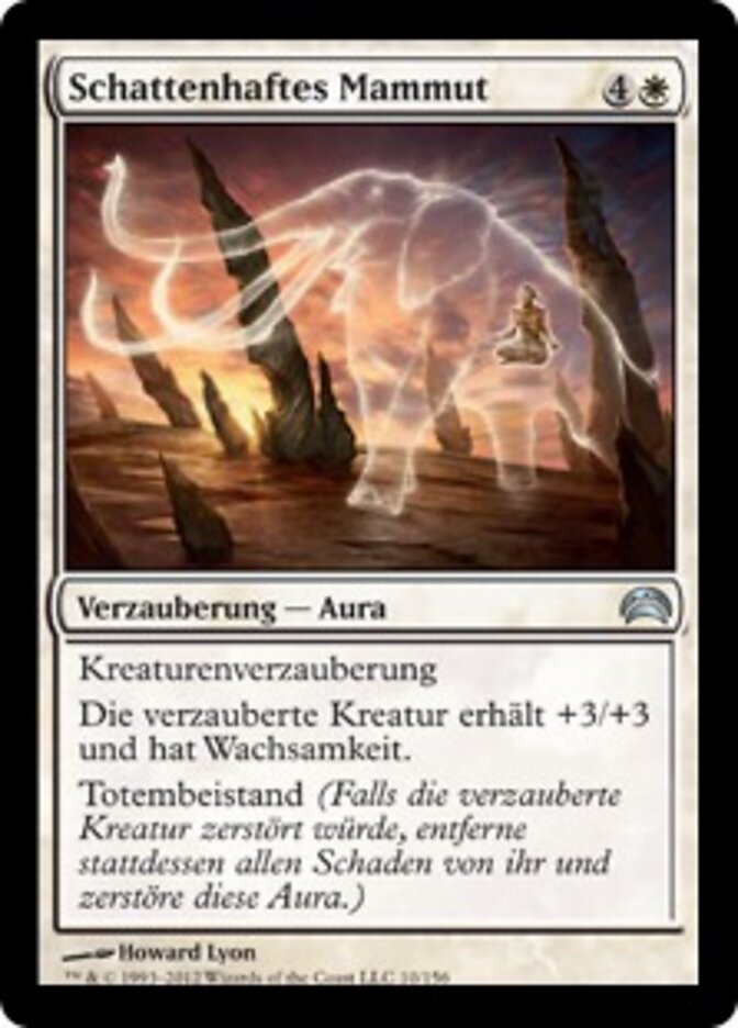Schattenhaftes Mammut