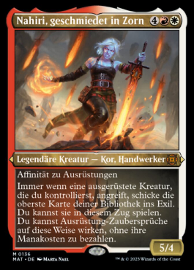Nahiri, geschmiedet in Zorn