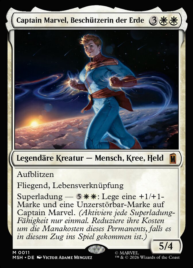 Captain Marvel, Beschützerin der Erde