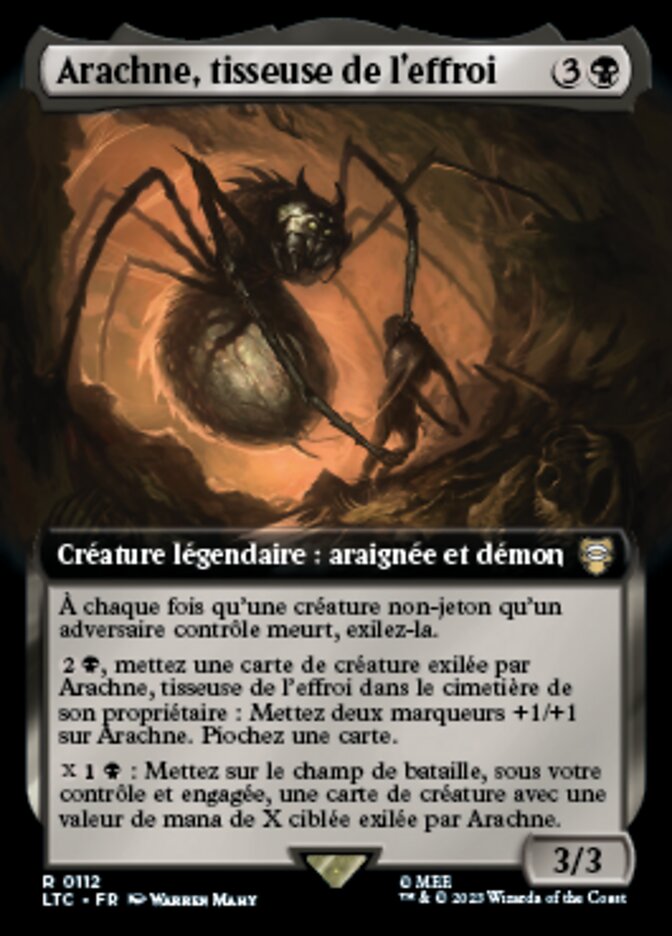 Arachne, tisseuse de l'effroi