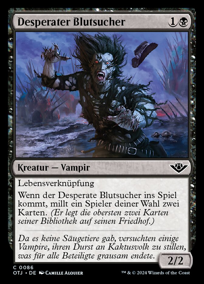 Desperater Blutsucher
