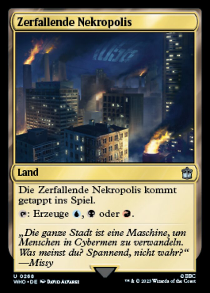 Zerfallende Nekropolis