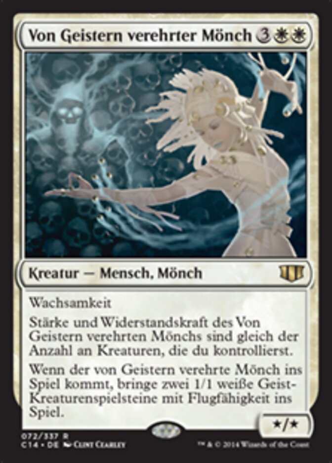 Von Geistern verehrter Mönch