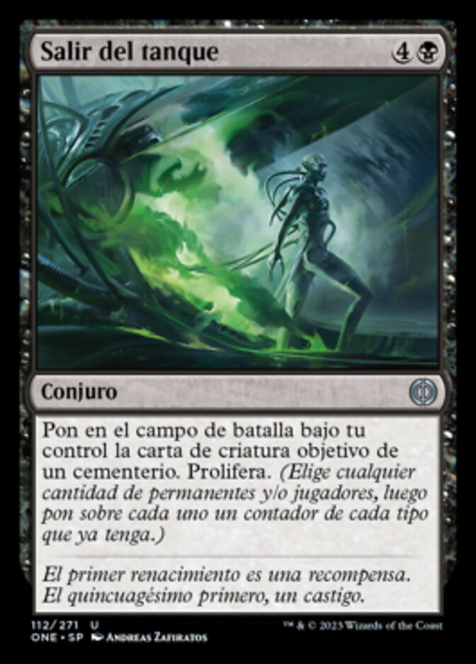 Salir del tanque