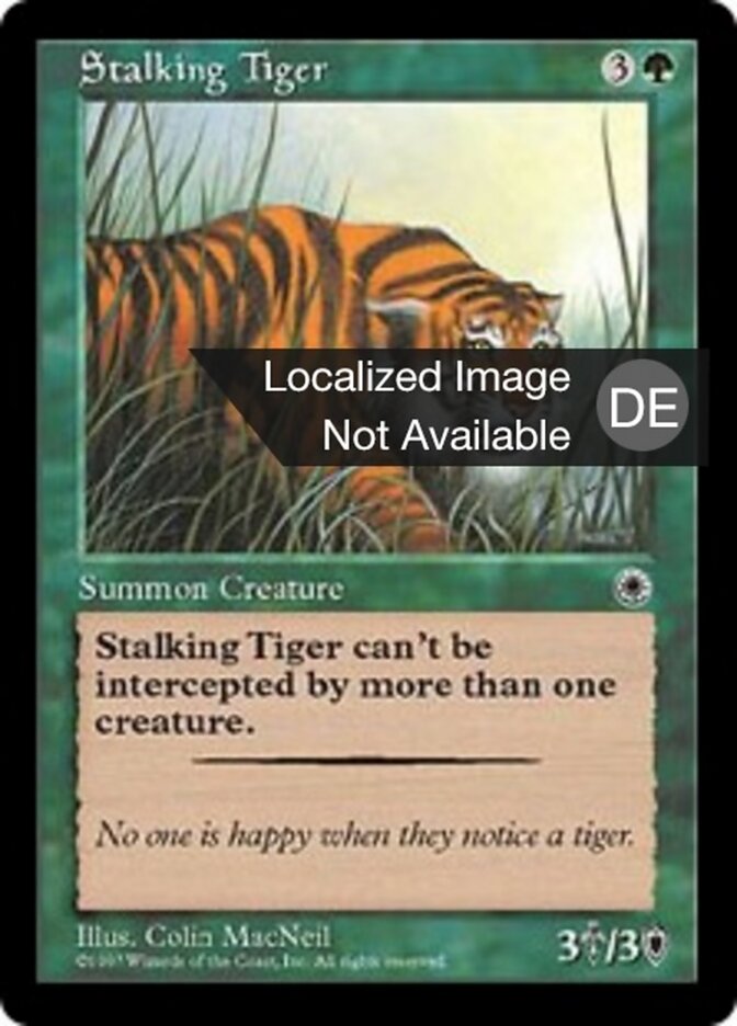Schleichender Tiger