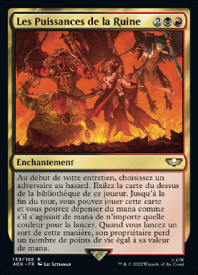 Les Puissances de la Ruine