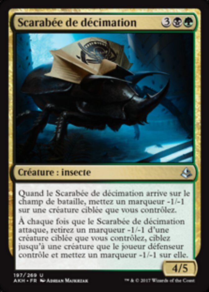 Scarabée de décimation