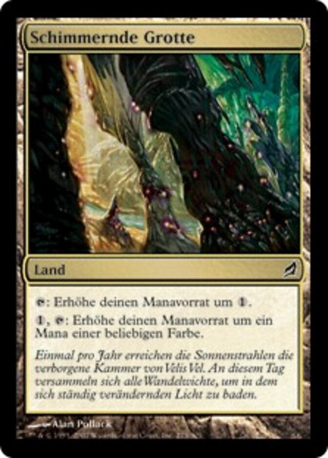 Schimmernde Grotte