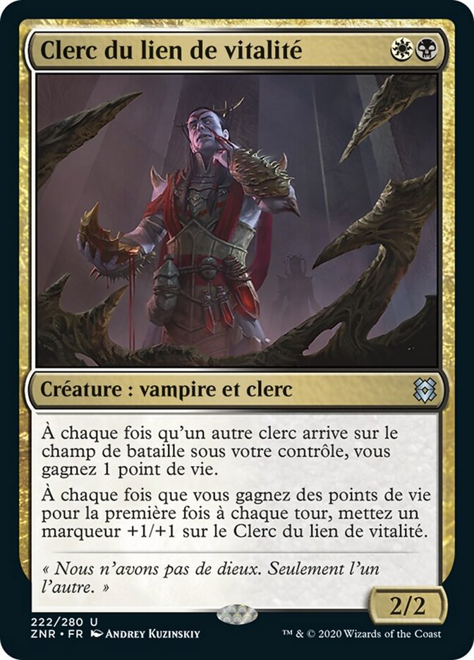 Clerc du lien de vitalité