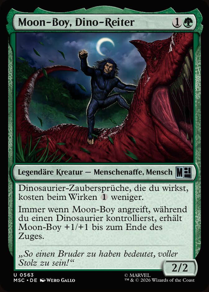 Moon-Boy, Dino-Reiter