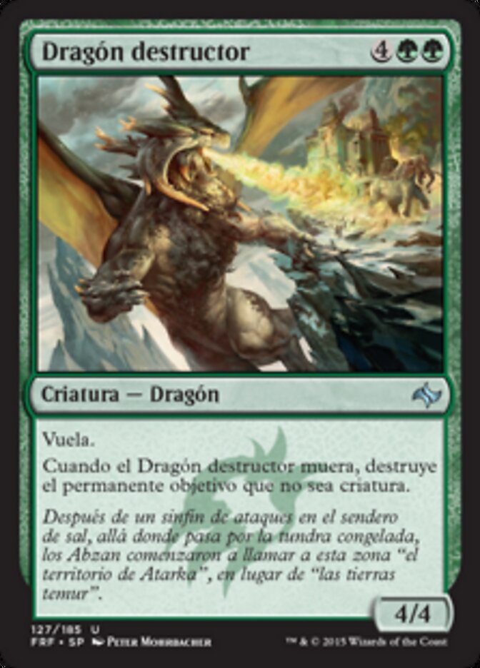 Dragón destructor