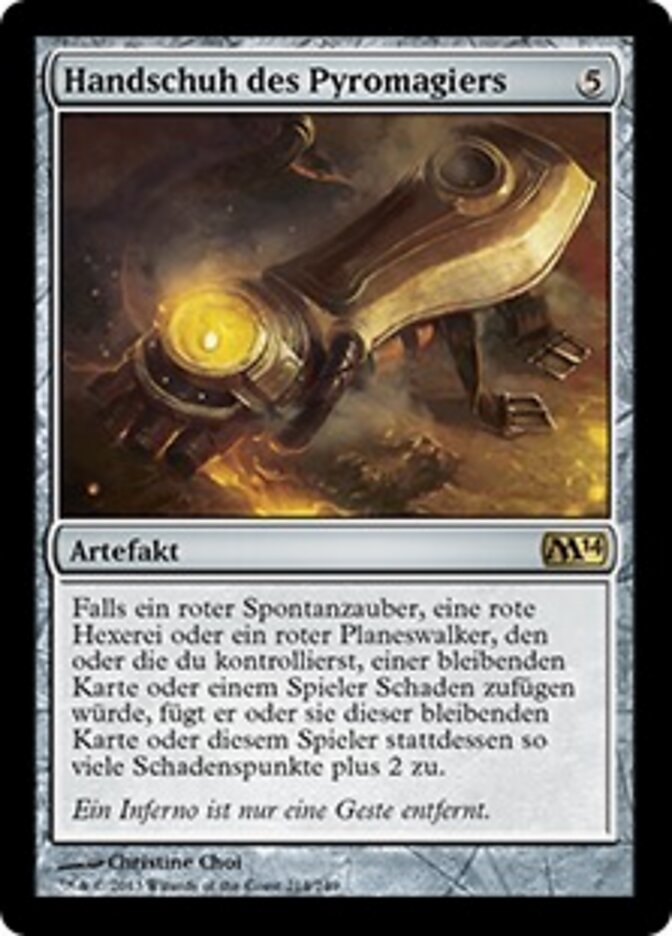 Handschuh des Pyromagiers