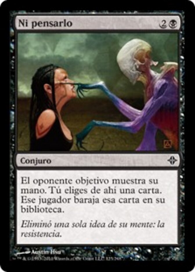 Ni pensarlo