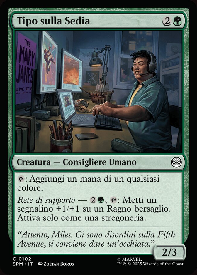 Tipo sulla Sedia