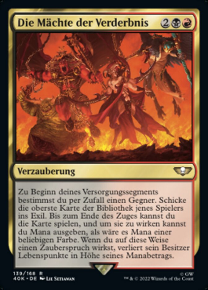 Die Mächte der Verderbnis