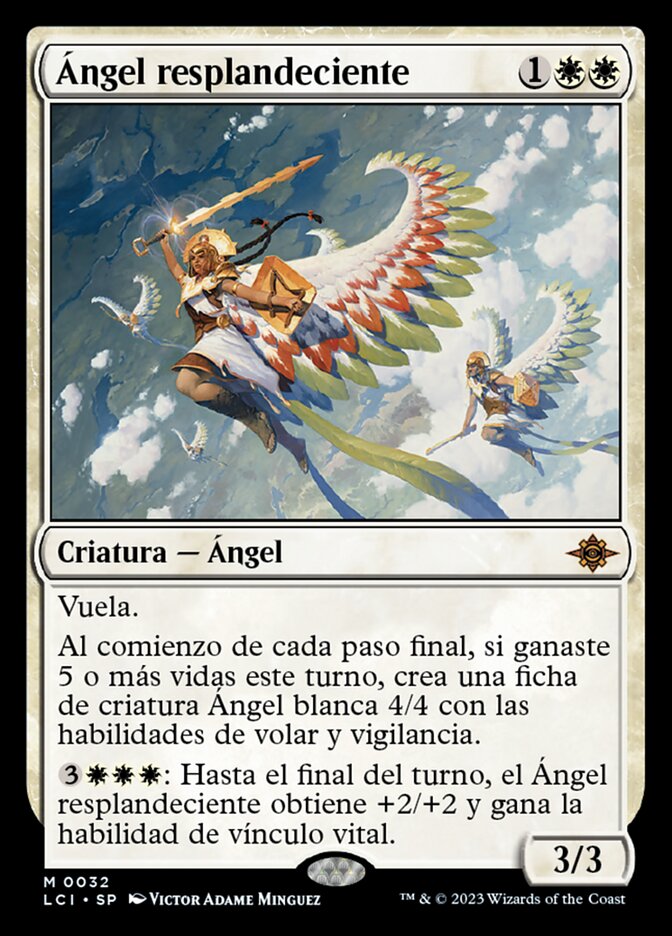 Ángel resplandeciente