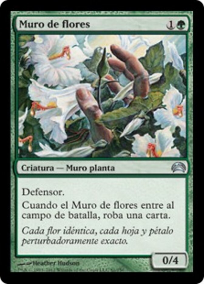 Muro de flores