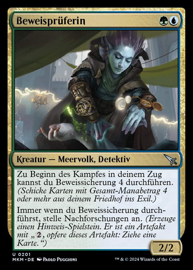 Beweisprüferin