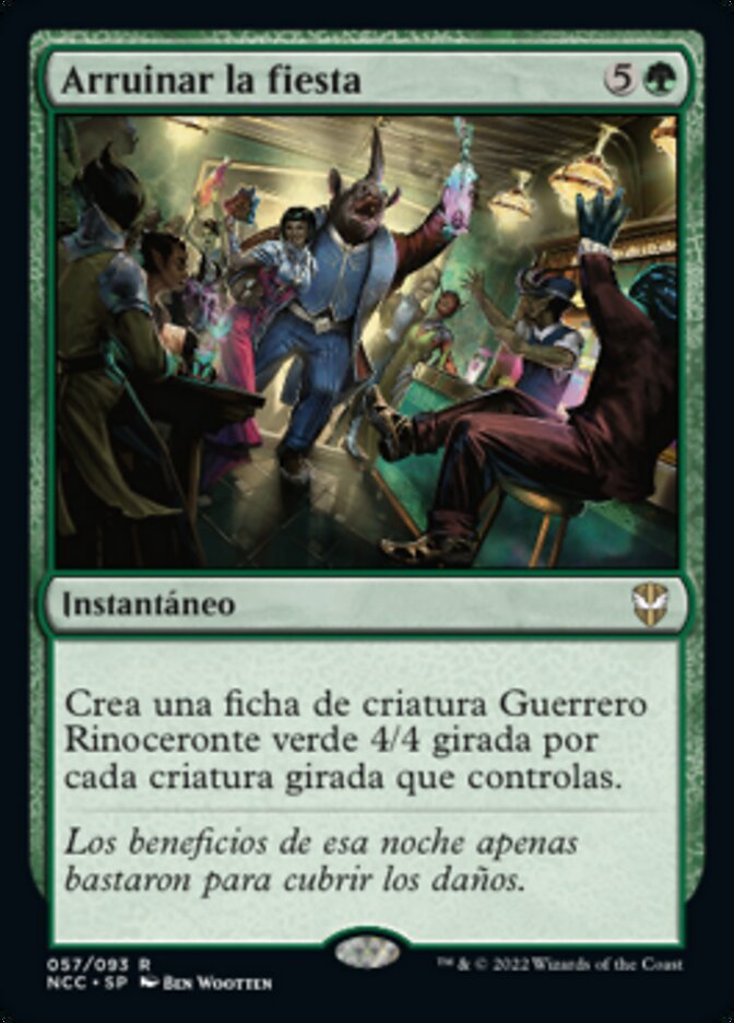 Arruinar la fiesta