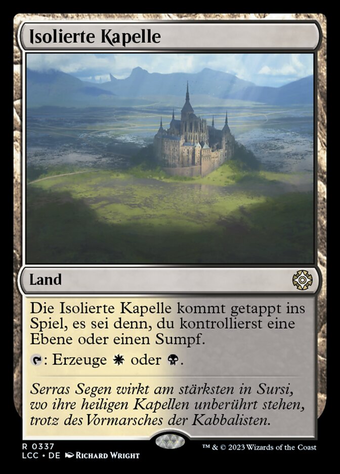 Isolierte Kapelle