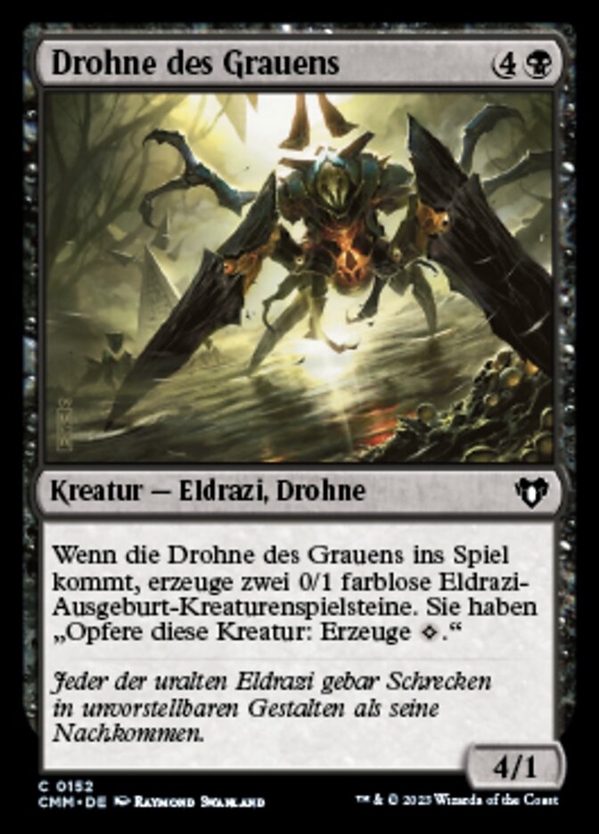 Drohne des Grauens