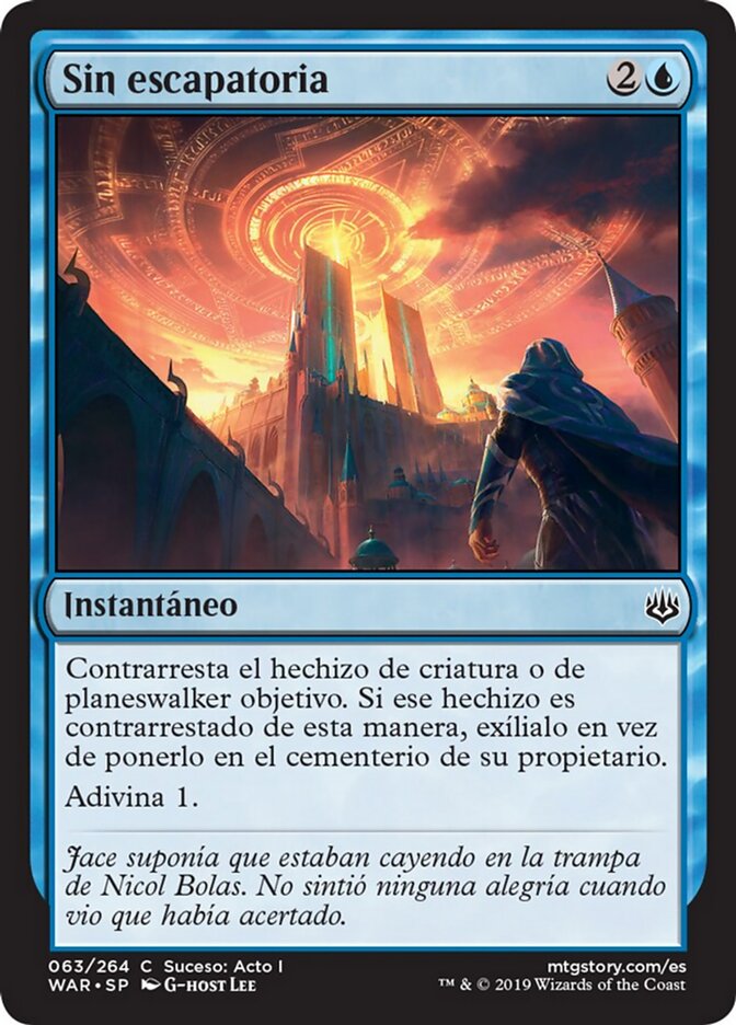 Sin escapatoria