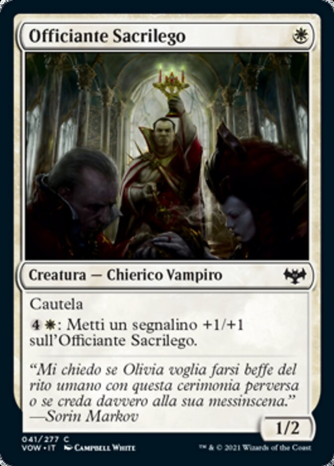 Officiante Sacrilego