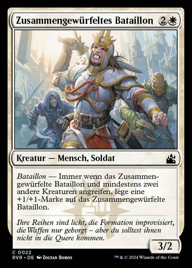 Zusammengewürfeltes Bataillon