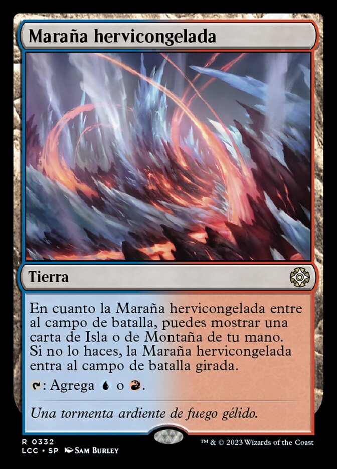 Maraña hervicongelada