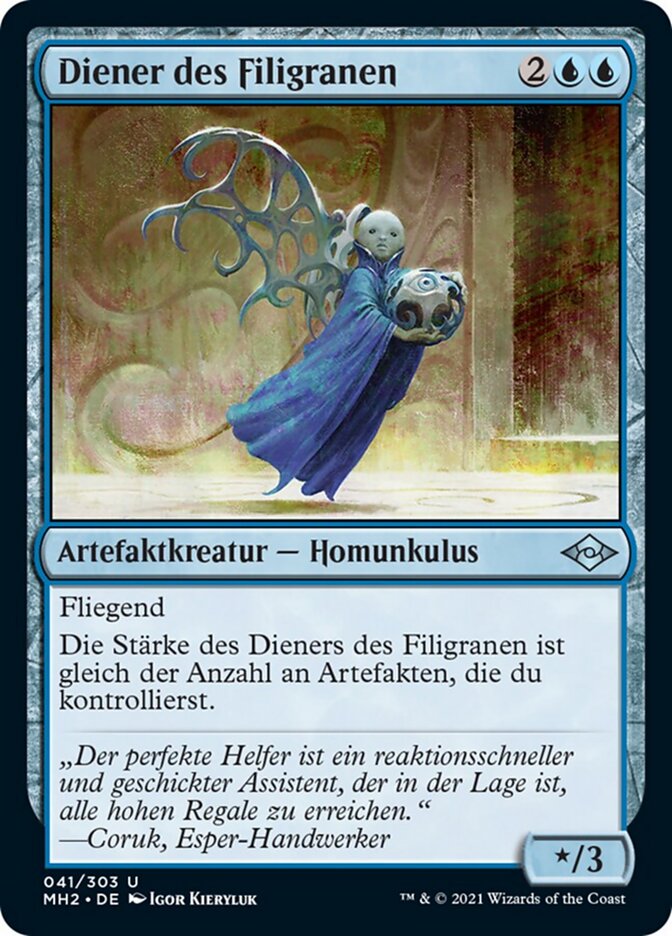 Diener des Filigranen