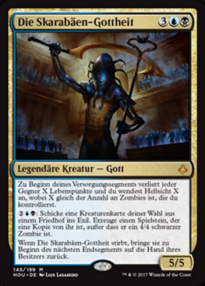 Die Skarabäen-Gottheit