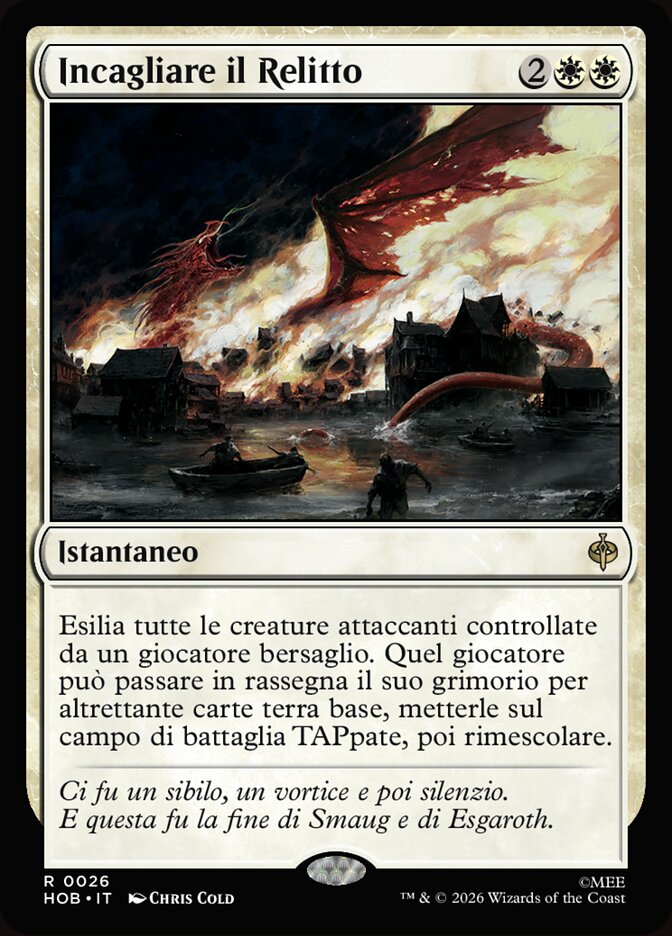 Incagliare il Relitto