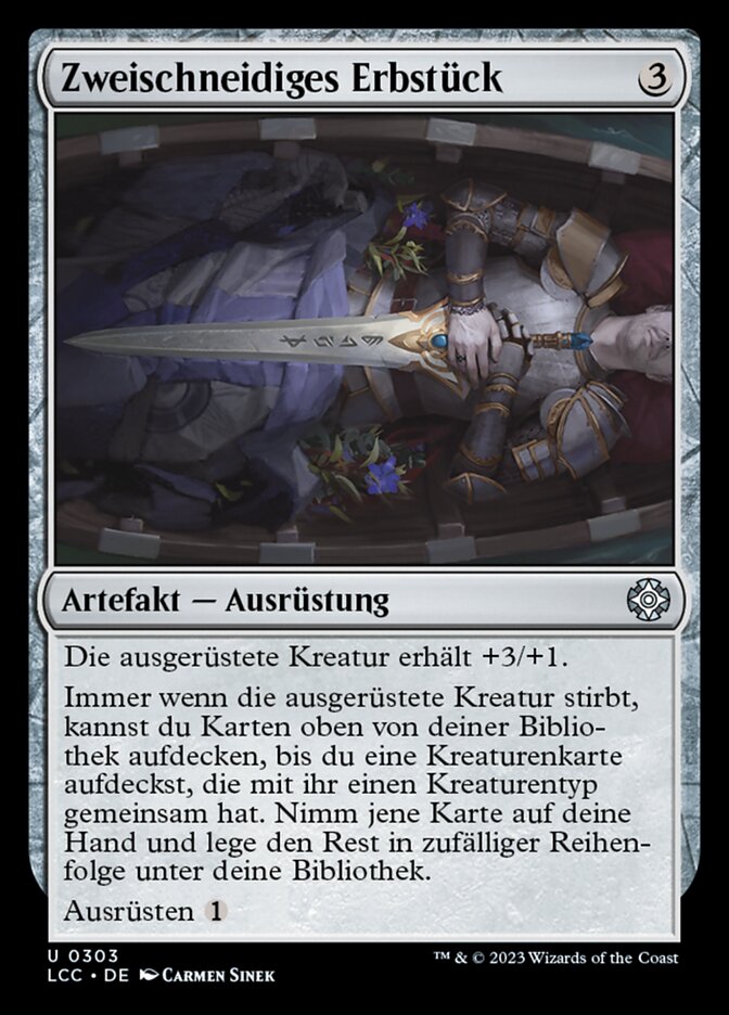 Zweischneidiges Erbstück