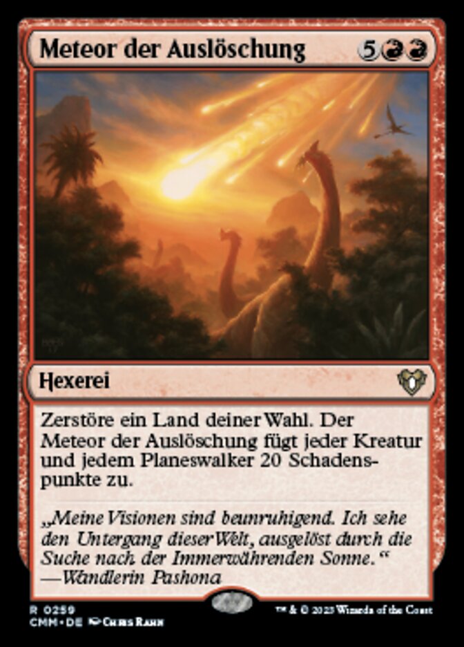 Meteor der Auslöschung